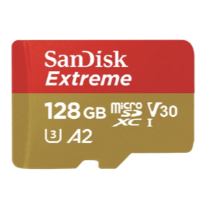 SanDisk Extreme Micro SD 4K 128G - כרטיס זכרון