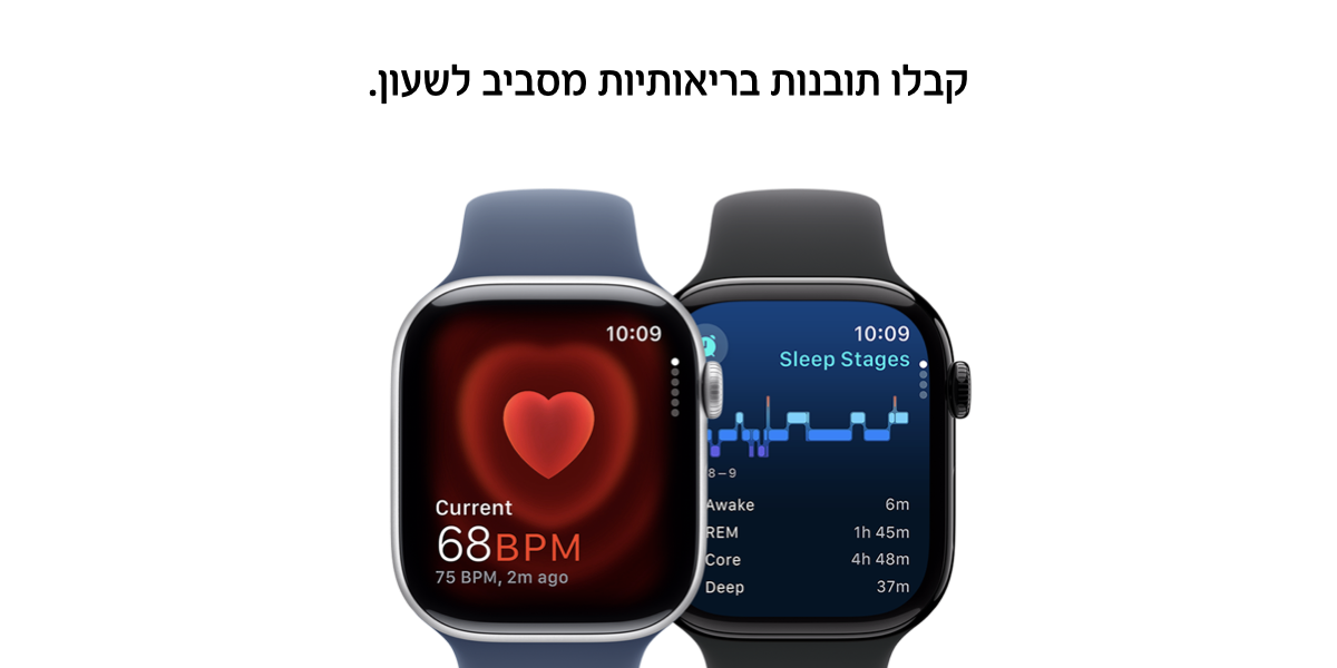 קבלו תובנות בריאותיות מסביב לשעון.