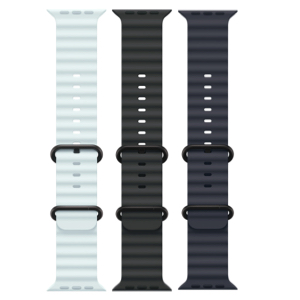 רצועות גומי Ocean Band ל - Apple Watch Ultra 49mm - גימור טיטניום שחור