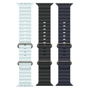 רצועות גומי Ocean Band ל - Apple Watch Ultra 49mm - גימור טיטניום טבעי